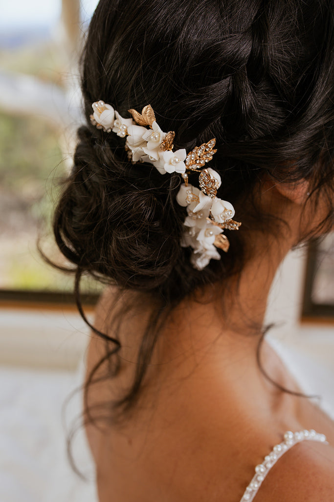 SWEETPEA: Floral Hair Pin Set